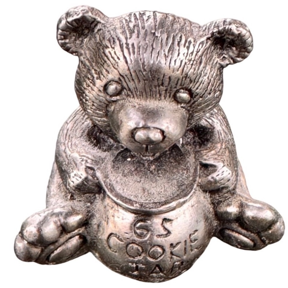 RARE Girl Scout Cookie Sales Incentive Mini Bear Figure 2003 Collectible Trinket